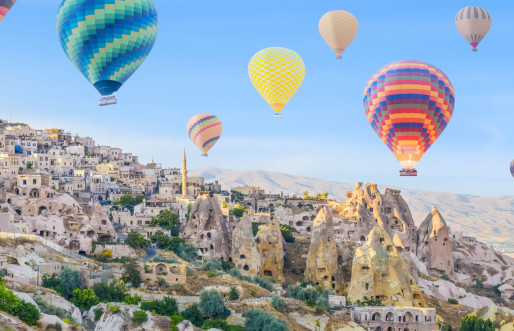 Turkey most loved destination hot air balloon