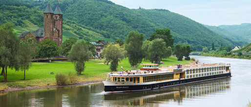 Uniworld's River Queen is a floating masterpiece that navigates Europe's waterways, promising an enchanting river cruise experience.