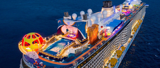 The Odyssey of the Seas, a marvel in the Royal Caribbean International fleet, sets sail as a testament to modern cruise innovation.