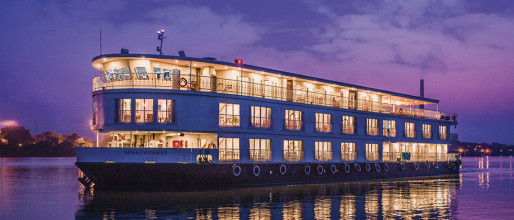 The Ganges Voyager II redefines luxury and comfort on the water, offering spacious suites that serve as your personal sanctuary.