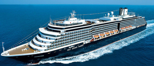 The MS Oosterdam is a distinguished cruise ship operated by Holland America Line, embodying the cruise line's commitment to providing a refined and enriching maritime experience.