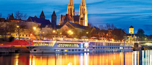 The River Princess, a luxurious riverboat by Uniworld, epitomizes elegance and sophistication as it gracefully navigates through some of Europe's most enchanting waterways.