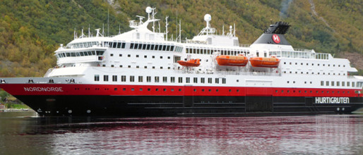 MS Nordnorge was refurbished in 2016 and now features a modern, Arctic-inspired interior.